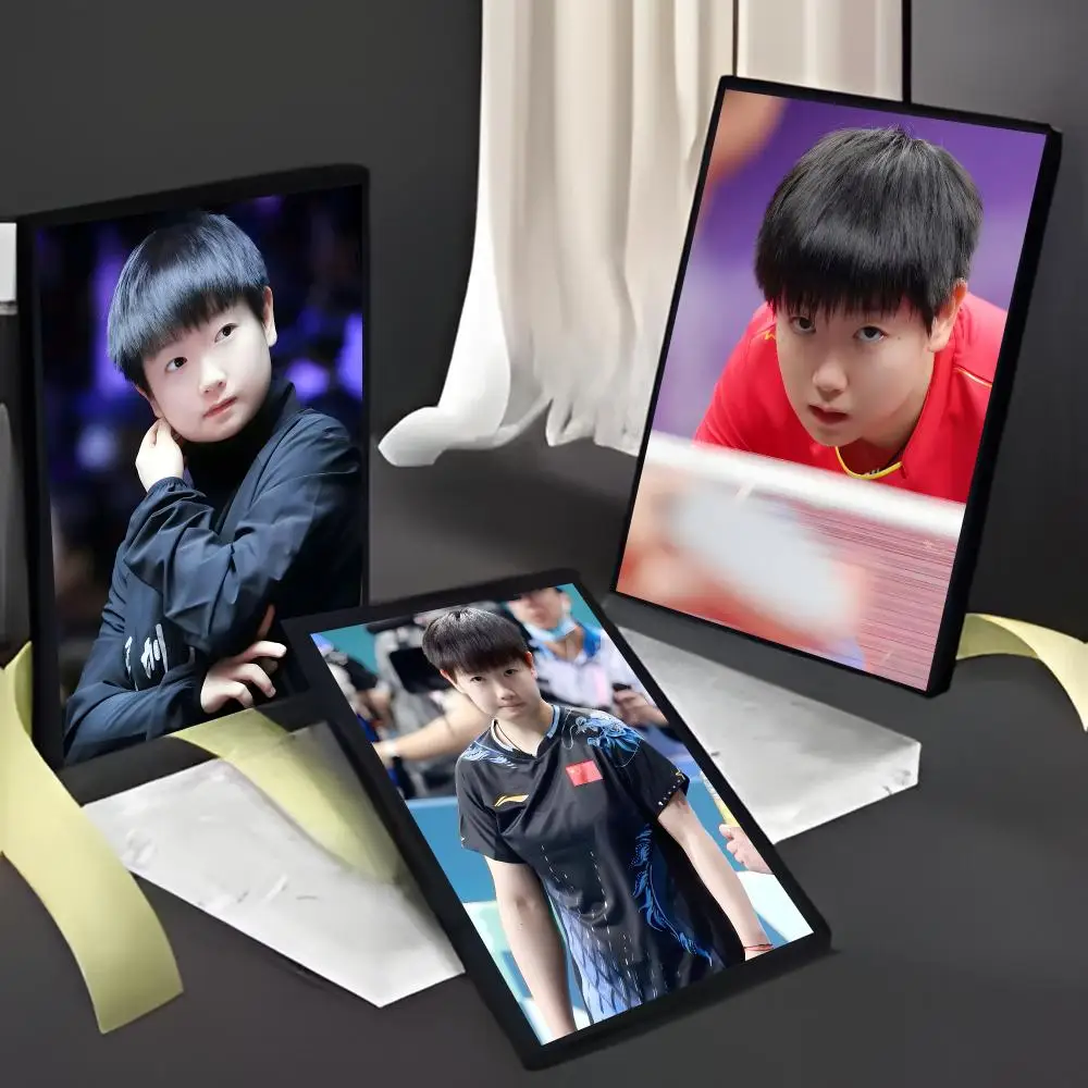 table tennis Sun Yingsha Poster American Film Mural Home Childrens Room Wall Decor Print