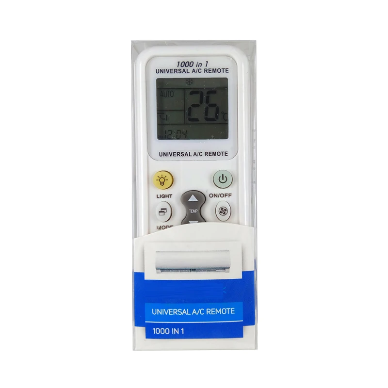 1000 in 1 Universal Remote Control K-1028V AC Digital LCD for Air Conditioner Backlight