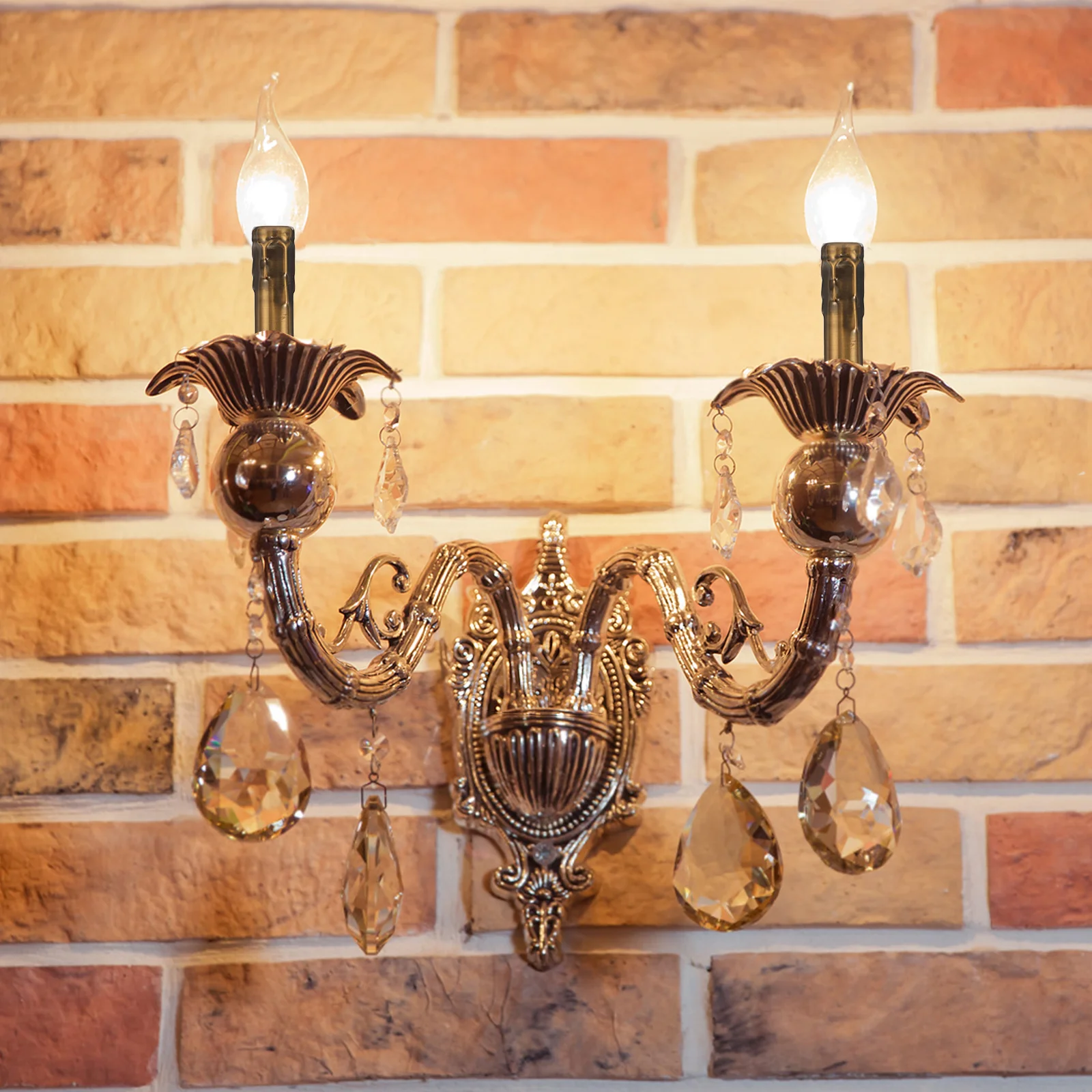 

10pcs Chandelier Installation Parts Vintage Metal Sleeve Drip Proof Lamp Base Cover For Hanging Lamp Lighting Fixture