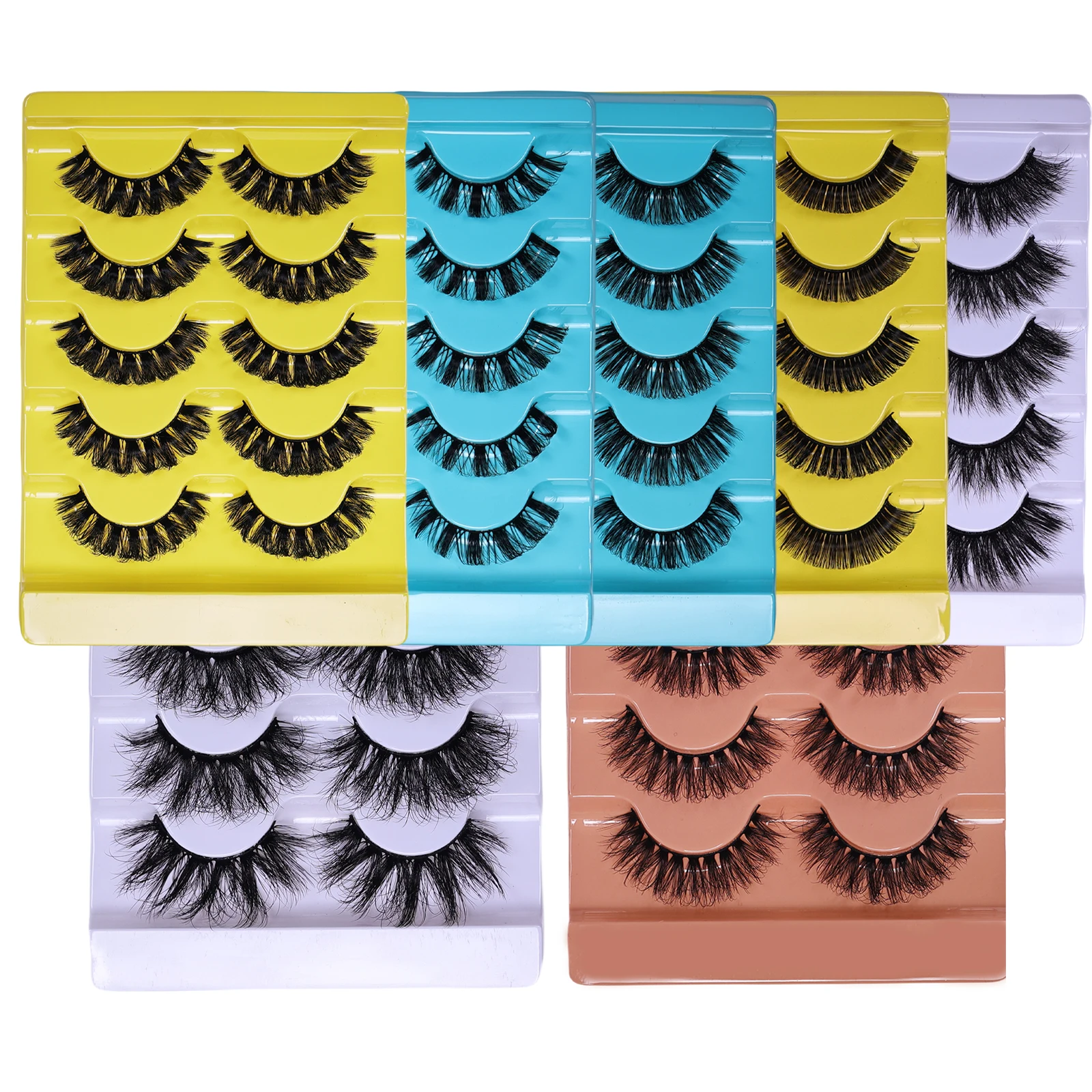 Ciglia finte soffici, ciglia spesse e soffici, adatte per un trucco drammatico degli occhi