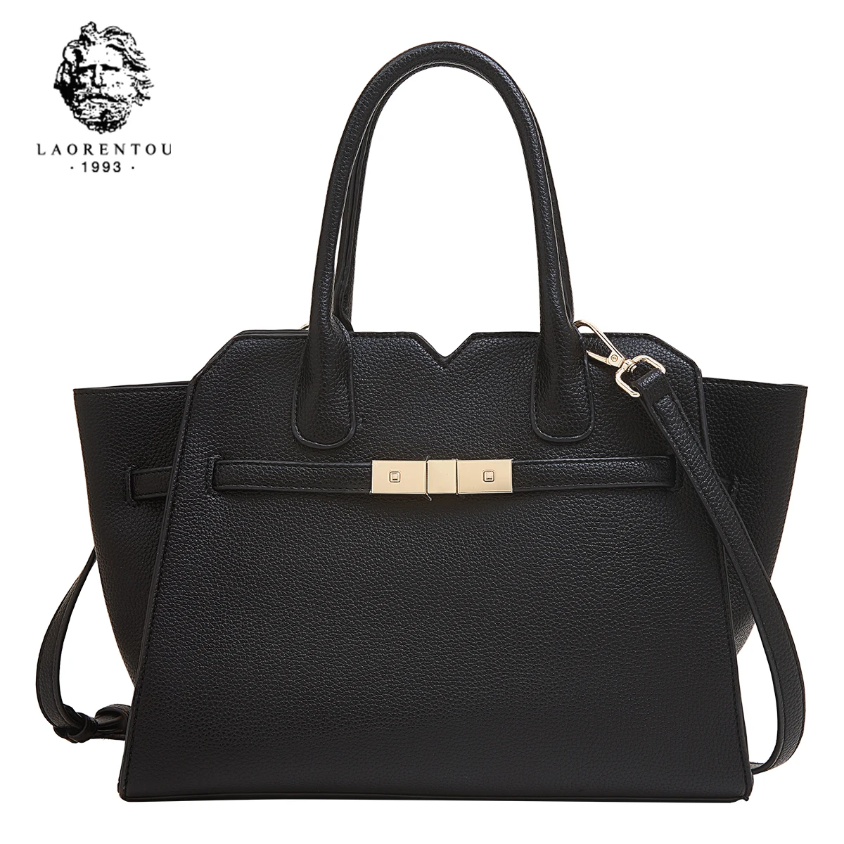 

LAORENTOU Elegant Women's PVC Shoulder Top-handle Bag,2025 Fashion Casual Large Capacity Female Crossbody Bags Purses Gift