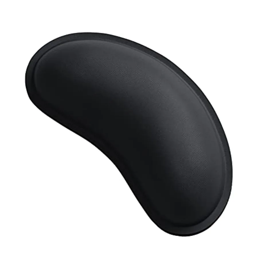 Ergonomic Memory Foam for Computer Desk Mats Support, PU Leather Hand Rest Pad Cushion for Gaming, Laptop, Men, Women, Pain Rel