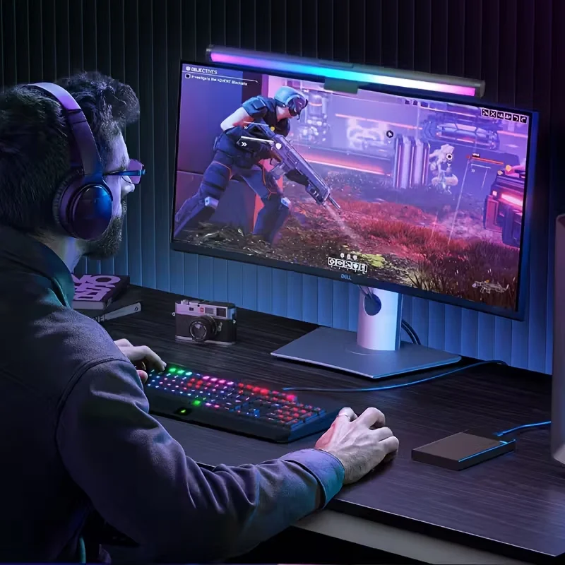 شريط إضاءة LED للشاشة مع جهاز  - مراجعة Monitor Light Bar وسعره