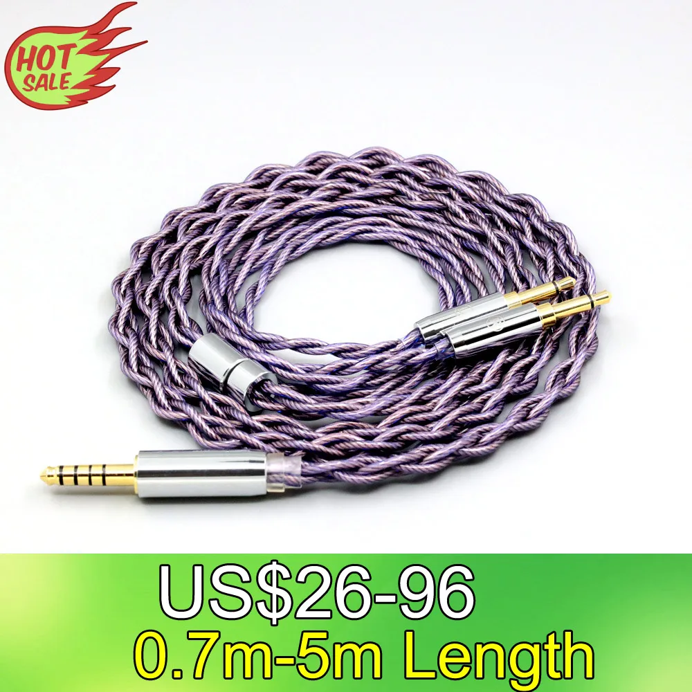 Type2 1.8mm 140 cores litz 7N OCC Headphone Cable For Hifiman Sundara Ananda HE1000se HE6se DEVA he400se Arya He-35 LN007873