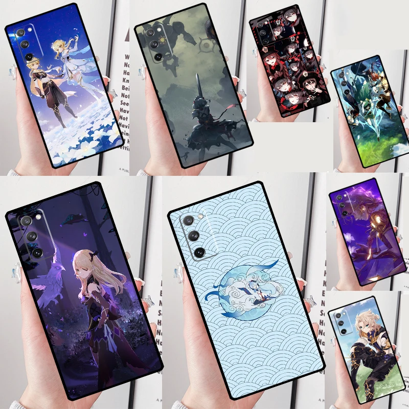 Impact Game Phone Case For Samsung Galaxy S25 Ultra S9 S10 S20 S21 S22 Plus S23 Ultra S24 FE Back Cover