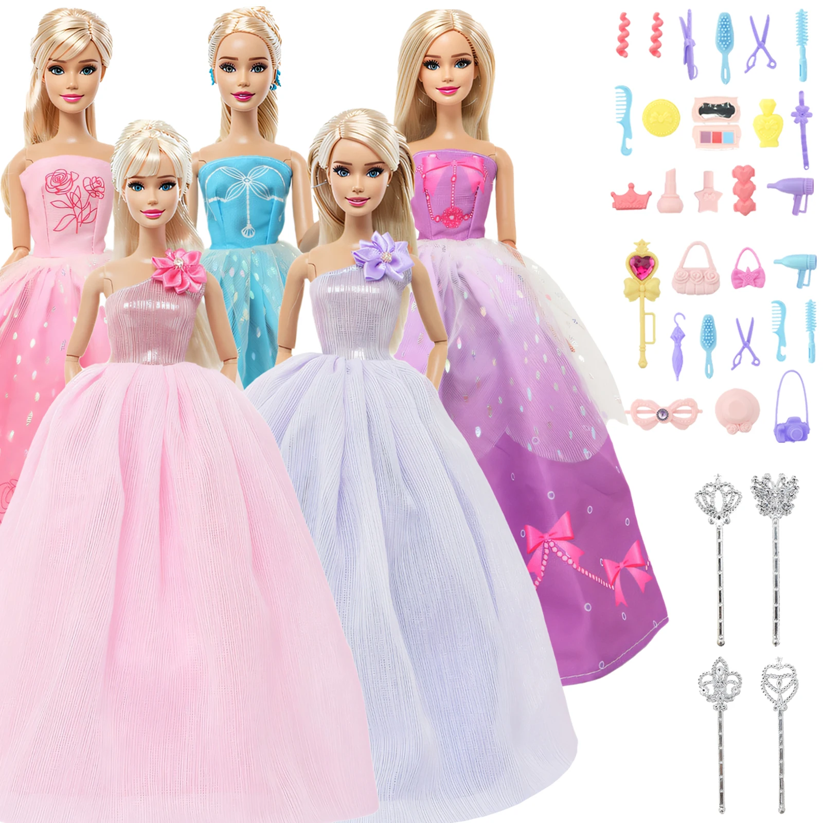 slim fit dress slacks Barbie: A Fashion Fairytale Dress Cosplay Costume – Rainybear main image 1