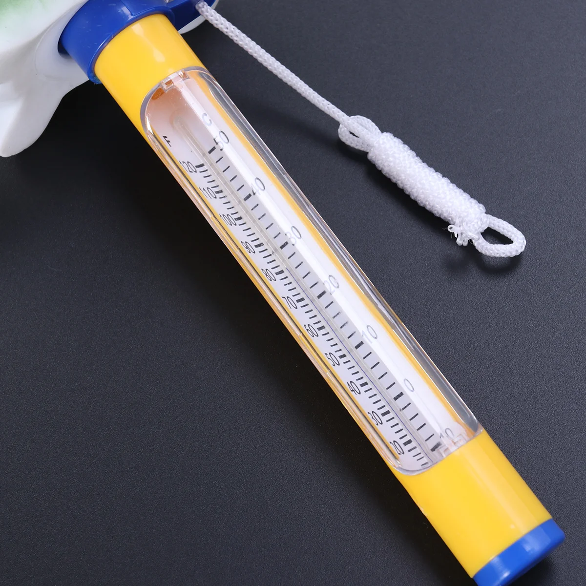 

Animal Floating Pool Thermometer with String Indoor Outdoor Use for Swimming Pools Aquariums Hot Tub Spa bath tub -Yellow (