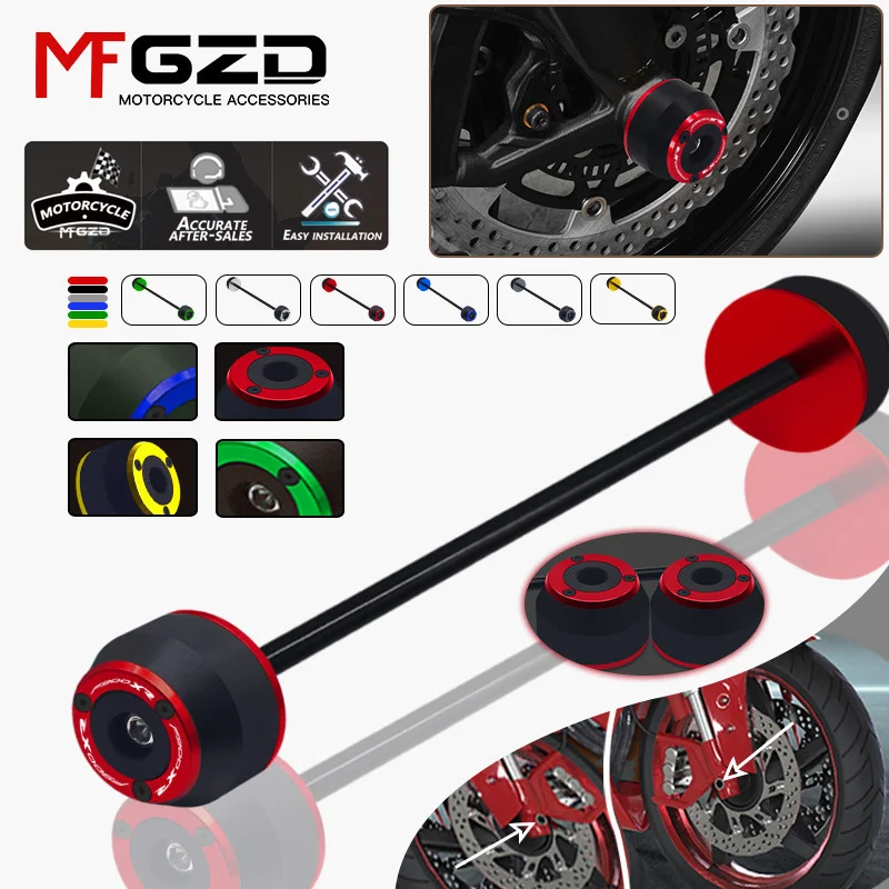 

Newlest Motorcycle Accessories For F900XR F 900XR 2019-2024 Front Rear Wheel Fork Slider Axle Crash Falling Protector Cap f900xr