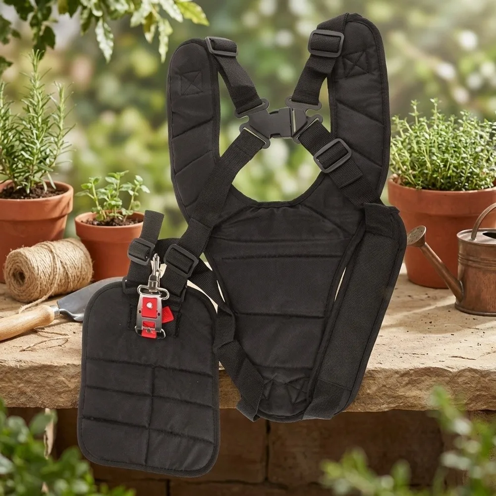 Black Adjustable Padded Trimmer Harness for Echo ST275 ST300 ST350 and Other Models Right Side Attachment Only