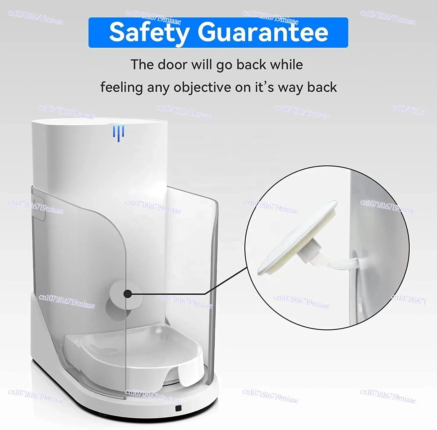 

WiFi App Controlled Automatic Cat Food Feeder Smart Pet Feeder with Multi-cat Identification Health Report