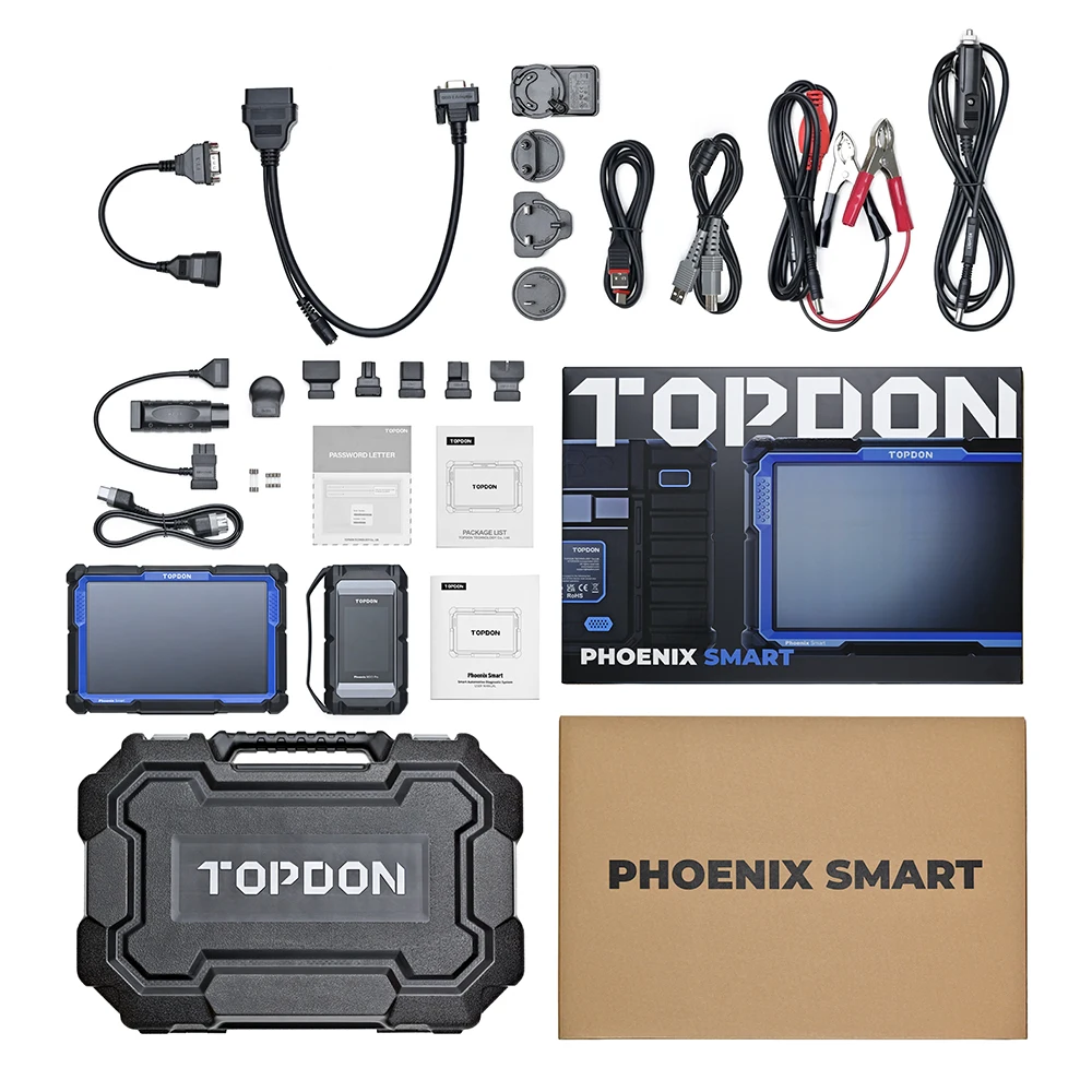 TOPDON Phoenix Smart Auto Diagnostic Machine Car Appareil Diagnostic Auto Universel Obd2 Diagnosegerat Programmer