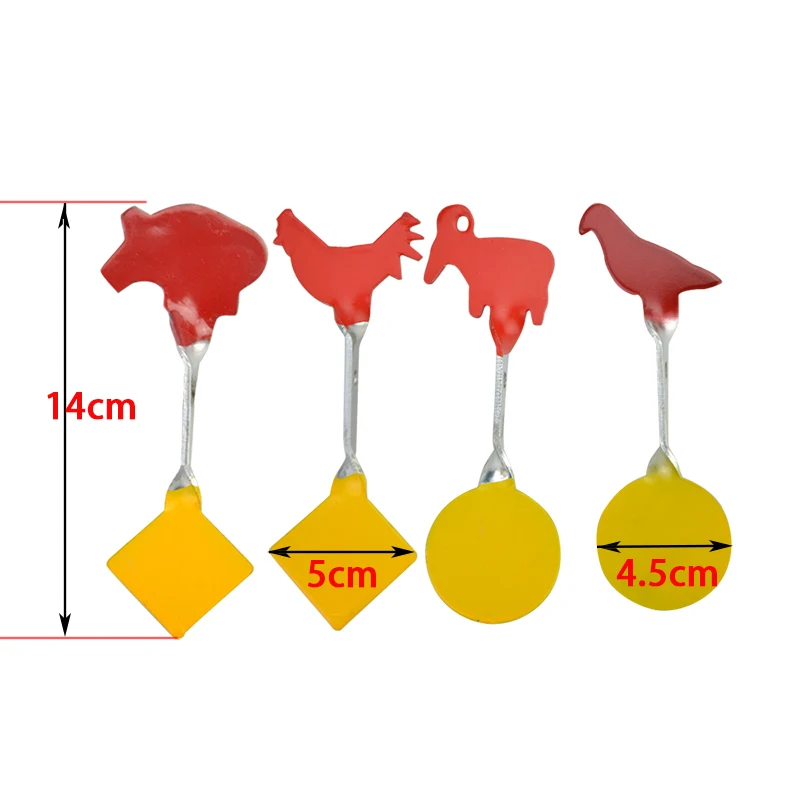 Archery Metal Automatic Reset Spinners Shooting Training Target Cock Pig Sheep Dove Tree Target  for Slingshot Airgun Airsoft