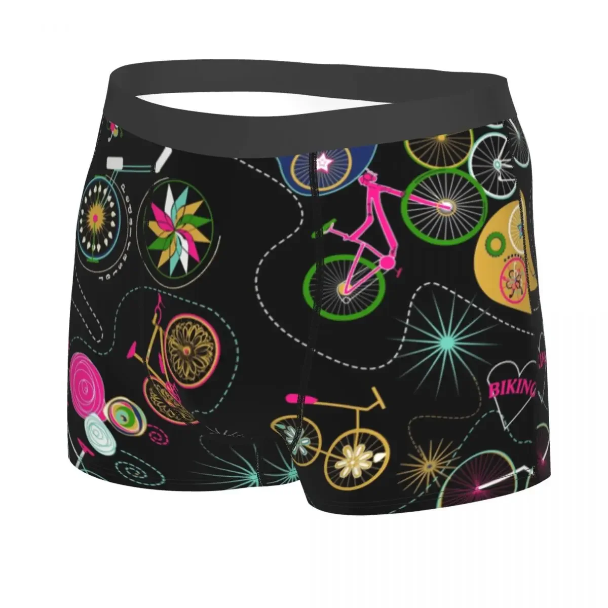 Custom Mountain Bike Bicycle Underwear Men Breathable MTB Biker Boxer Briefs Shorts Panties Soft Underpants For Homme