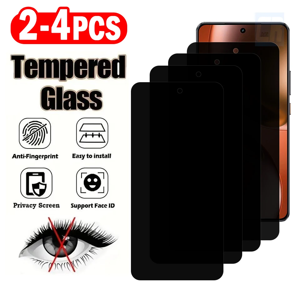 

2-4pcs Privacy Tempered Glass for Realme GT 7 7T Anti Spy Screen Protectors for Realme GT7 GT6 GT5 GT3 GT2 Q3s Q5 Pro Glass