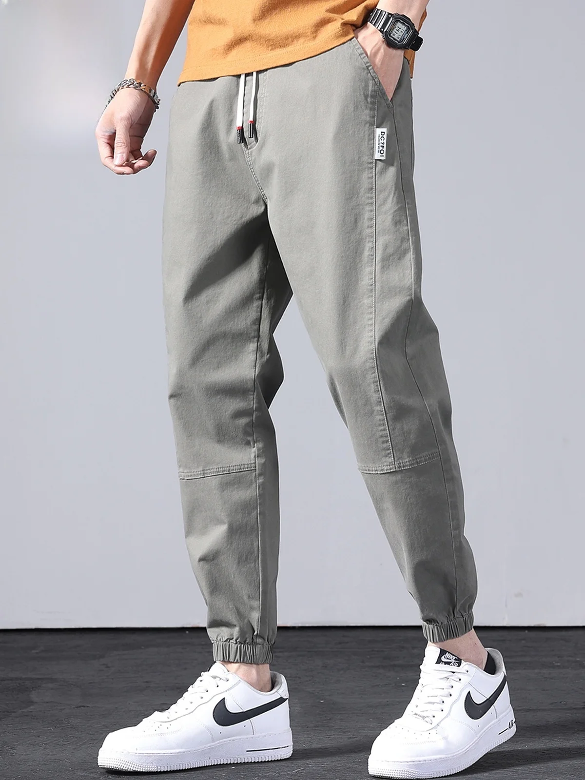 

Summer Casual Loose Fit Men's Workwear Pants Trendy Nine-ket Loose Leggings Summer Faion Youthful Energy