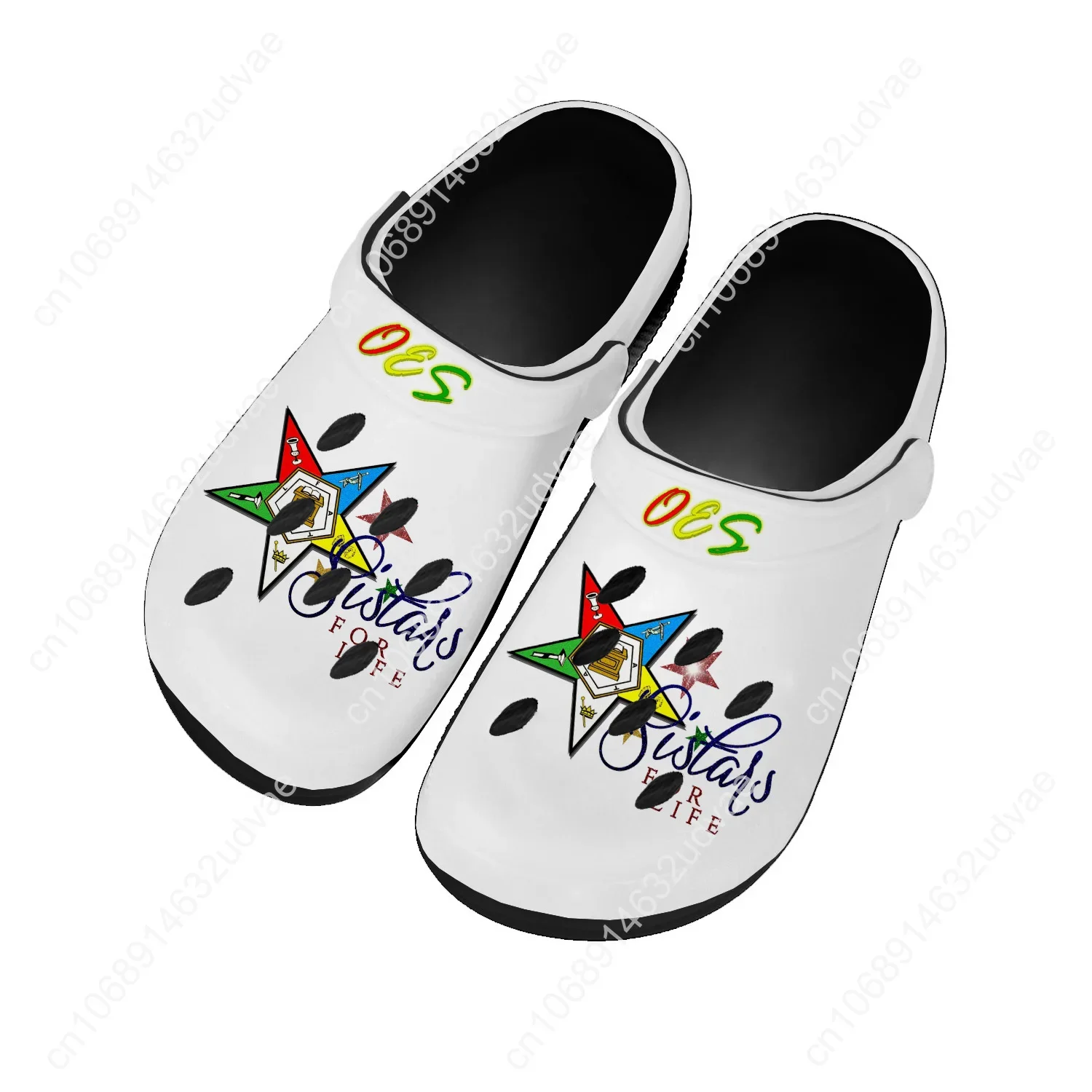 OES New Order of The Eastern Star Sisterhood Water Shoes Mens Womens Home Garden Clogs Customizd Sandals Beach Hole Slippers