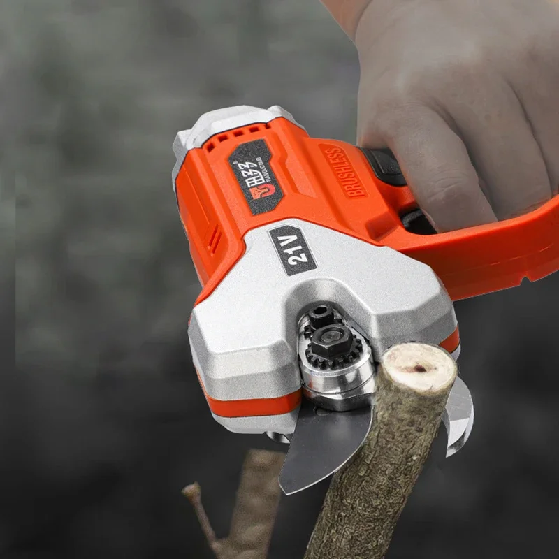 Electric Pruning Shears Garden Courtyard Electronic Shear Fruit Tree Bonsai Gardening Scissors Multifunctional Cordless Scissors