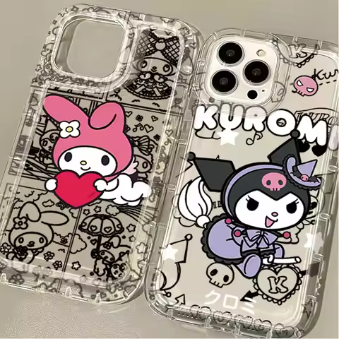 Hello Kittys Kuromis Melody Case For Xiaomi POCO F6 F5 F4 F3 X6 X5 X4 GT X3 NFC C65 M2 M3 M4 M5s M6 Pro 5G Silicone Back Cover