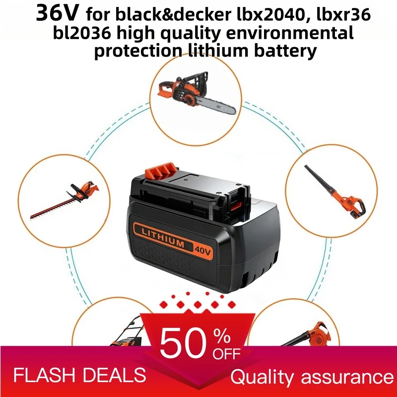 36V for Black&decker Lbx2040, Lbxr36 Bl2036 High Quality Environmental Protection Lithium Battery