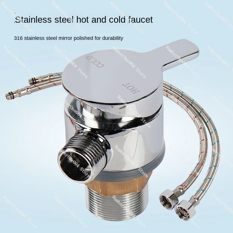 Mixing Valve Stainless Steel Tea Bar Faucet Automatic Water Outlet System Water Tank Pump Room Car Accessories