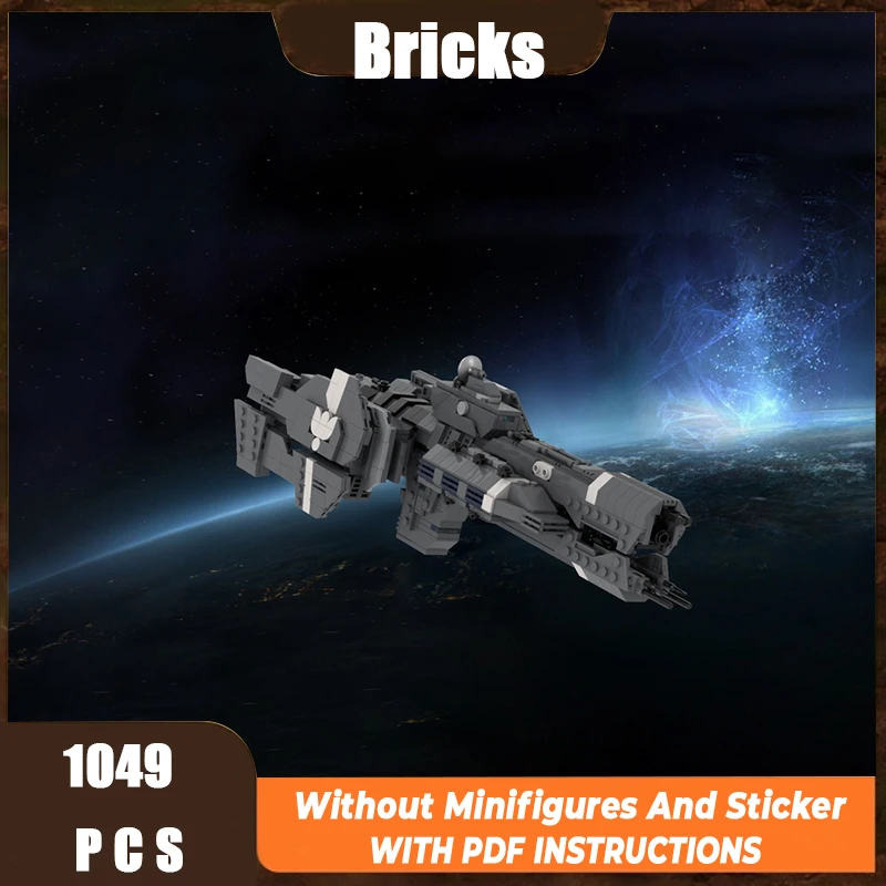 

Exquisite New Product MOC Building Blocks Military Model Space Escort Technology Modular Children's Toy Gift DIY Assembly Set