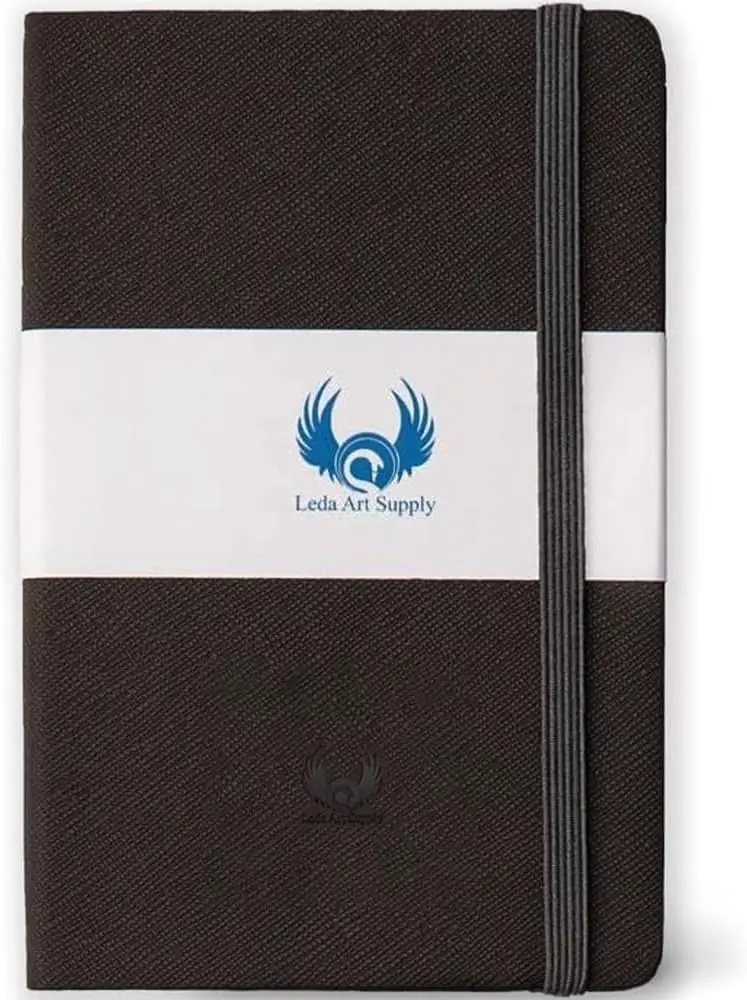 

Портативный скетчбук с плотной бумагой - 160 чистых страниц для маркеров, акварели, карандашей - маленький художественный блокнот