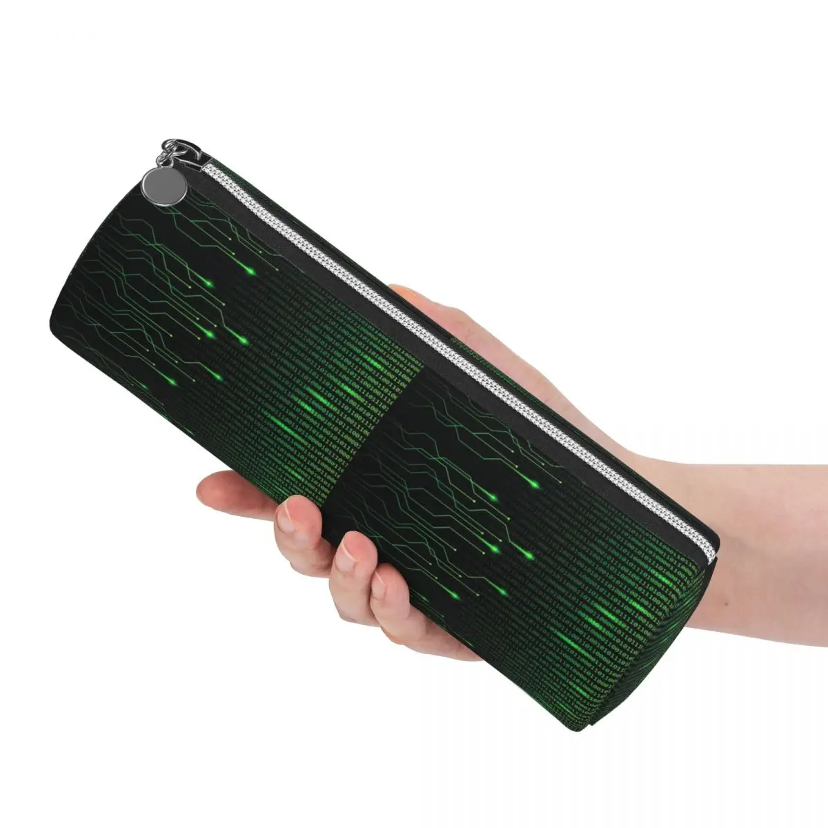 Binary Code Inside Throw Blanket And Lightweight Fleece Pencil Cases Pencil Pouch Cylinder Pen Box Pencil Bag for Boy Girl Gifts