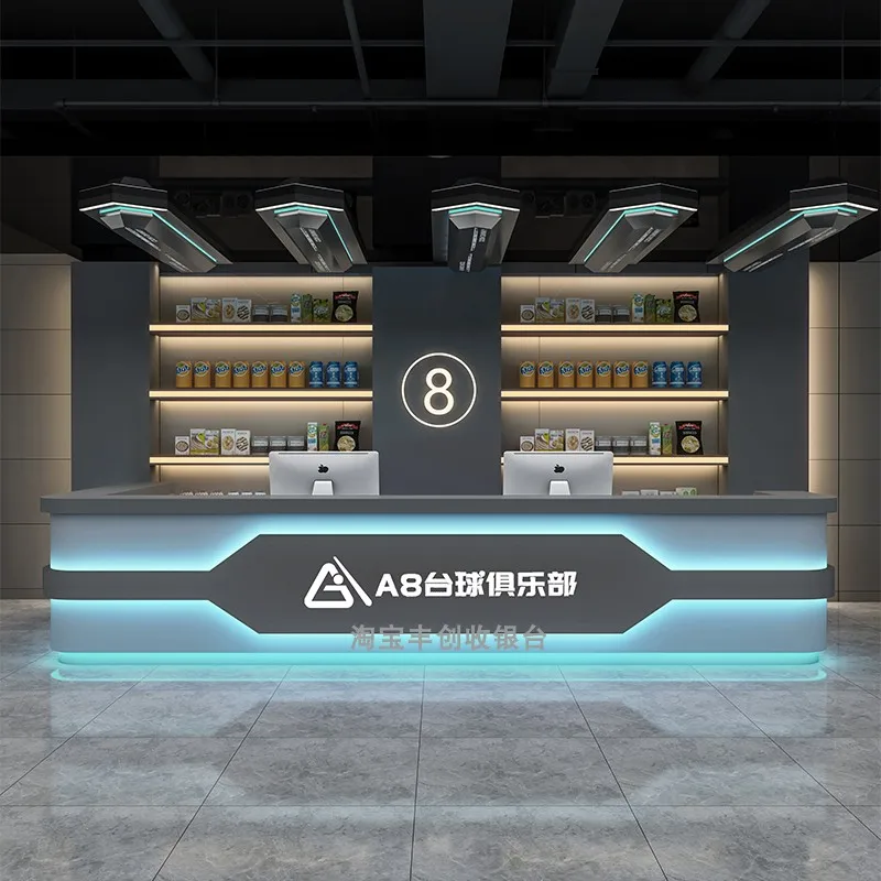 

Company Organizers Reception Desks Modern Shop Beauty Bar Luxury Hotel Reception Desks Display Mostrador Commercial Furniture