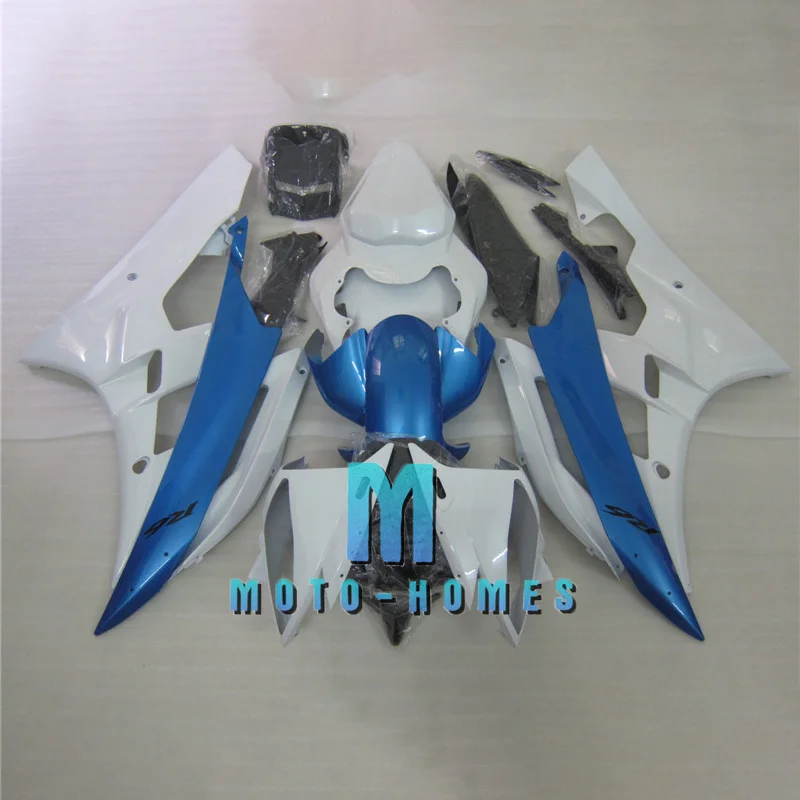 New Motorcycle Fairings Parts for Yamaha R6 2006 2007 YZF R6 06 07 Prime ABS Plastic Full Set Fairing Set No Need Modify Blue