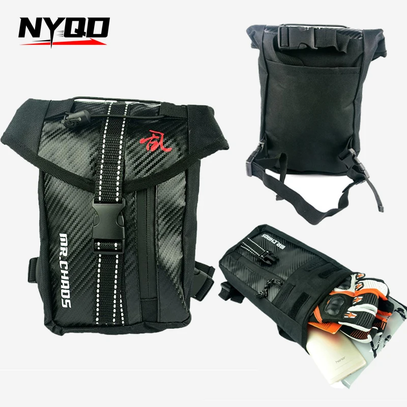 Motorcycle Waterproof Waist Bag Purses Men Women Waist Pack Leg Bag Waist Motorbike Riding Belt Pack Motorcycle Bag Maletas