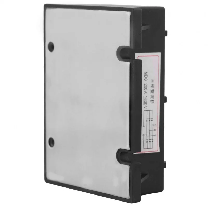 MDS 200 أمبير 1600 فولت 3 المرحلة التيار المتناوب إلى تيار مستمر عالية الطاقة المعدل السيليكون كامل ديود جسر المعدل وحدة 5 محطات