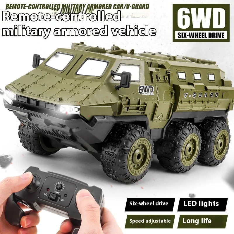 Cross Border Rc Six-Drive Ferngesteuertes Gepanzertes Fahrzeug Schwerer Transport Volle Skala Klettern Off-Road Fernbedienung Spielzeugauto