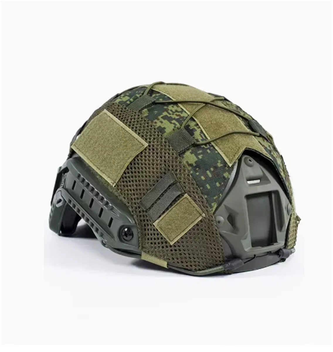 Russian military enthusiast tactical helmet color guide rail helmet cover