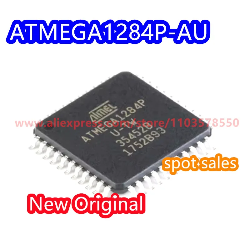 

5PCS ATMEGA1284P-AU ATMEGA1284P package TQFP44 microcontroller chip brand new original ATMEGA1284P U-TW