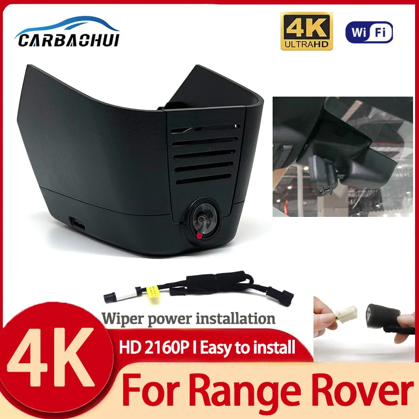 

Plug and play Dash Cam For Range Rover Evoque L551 2020 2021 2022 For Range Rover Velar 2021 2022 Car DVR 4K Dashcam