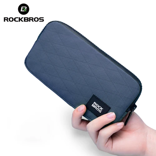 Imagen 1 del producto ROCKBROS-bolsas para teléfono móvil, bolsa protectora Universal, funda para iPhone, Samsung, Huawei, Xiaomi, herramienta de ciclismo, almacenamiento de monedas