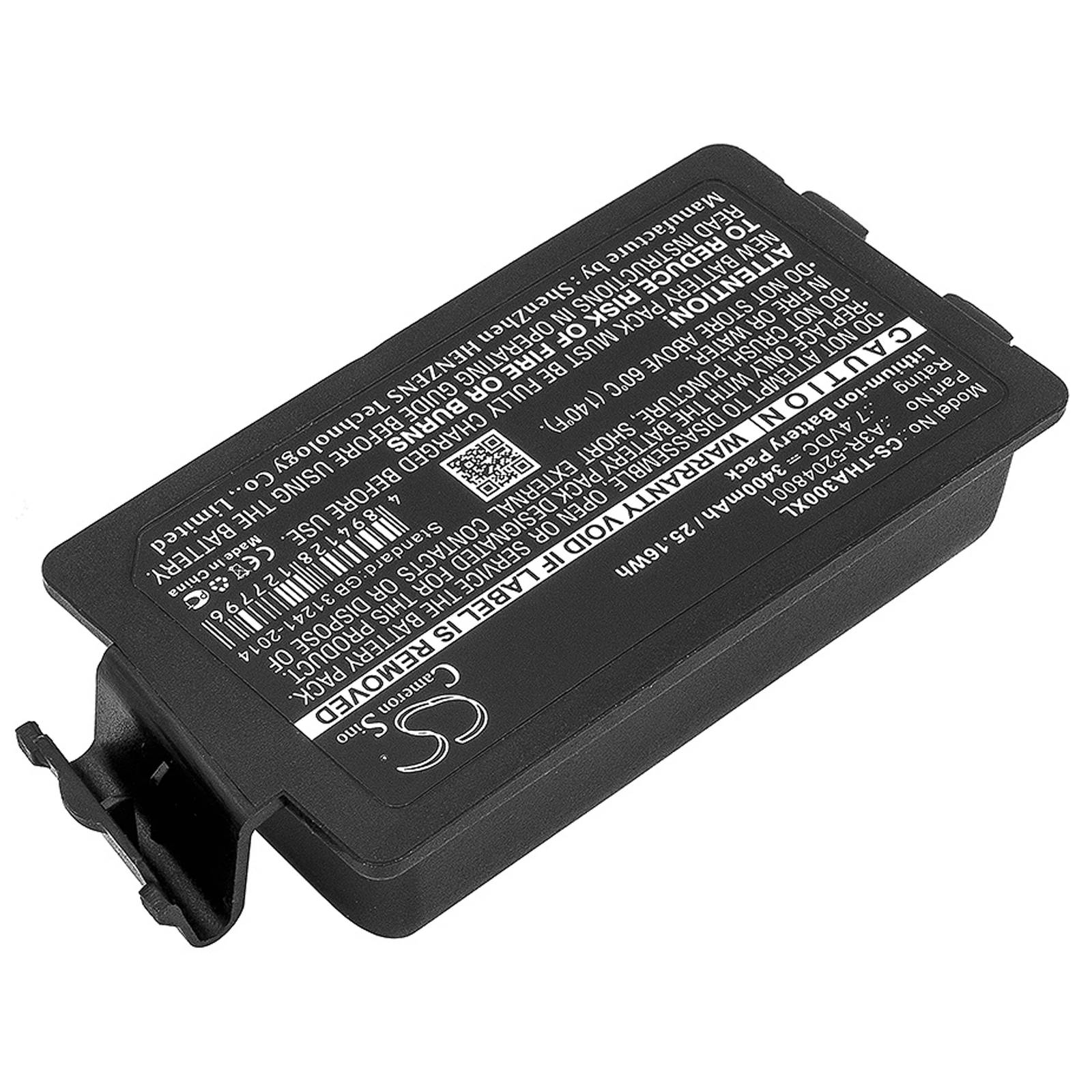 Imagem -03 - Bateria para Impressora Portátil Tsc Alpha 3r A3r52048001 3400mah