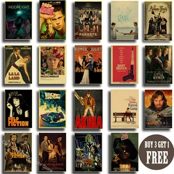 Classic Movie Retro Posters Fight Club Little Women Nostalgic Prints Poster Home Room Bar Cafe Decor DIY Art Wall Painting