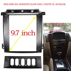 2 Din Car Radio Fascia per KIA Sorento 2006-2008 DVD Stereo Frame Plate Adapter montaggio Dash Installation Bezel Trim Kit