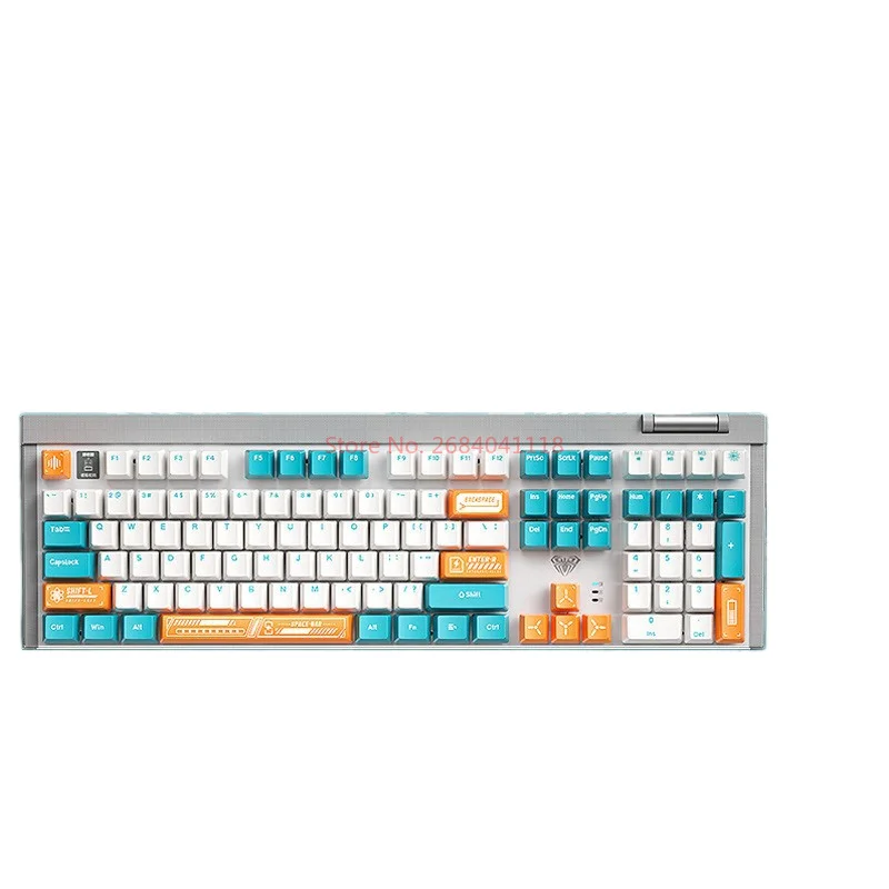 Imagem -06 - Teclado Mecânico sem Fio Dual-mode Eletrônico Esportes Jogo Casa Escritório Iluminação Rgb Personalizado Hot Swappable Shaft Aula-f3050