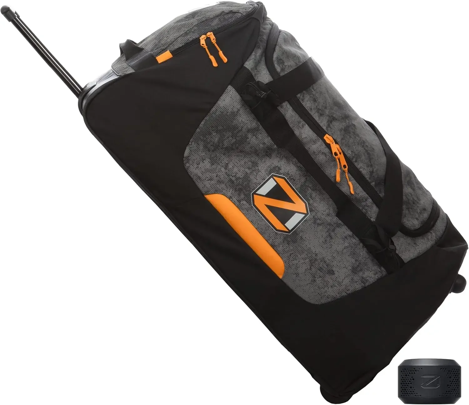 OZ 8K Rolling Bag & Radial IQ Combo - Odor Removal, Scent Destroying Ozone Generator for Hunting Clothing and Gear, Sports Equip