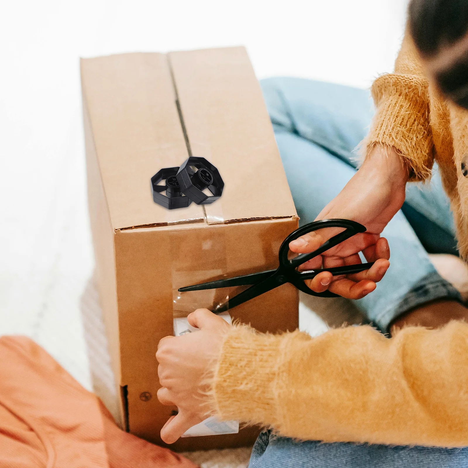 

3Sets Rolling Core for Tape Holder Smooth Wheel Compatible Standard Dispensers Efficient Office Task Replacement Part