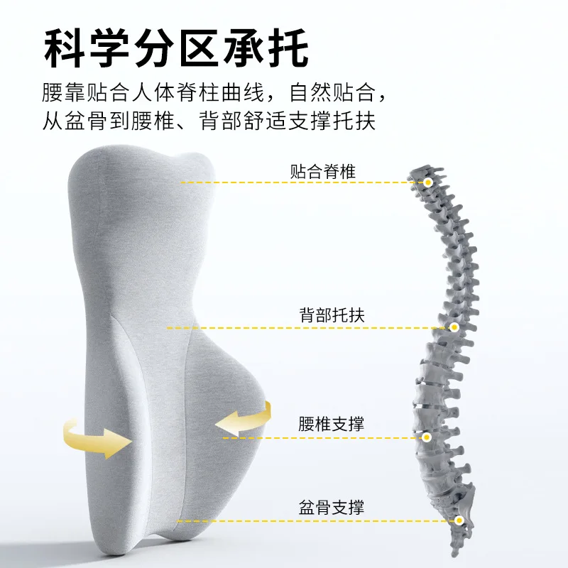 Waist cushion, backrest, universal car, waist support, cushion, car support, backrest seat, driver care