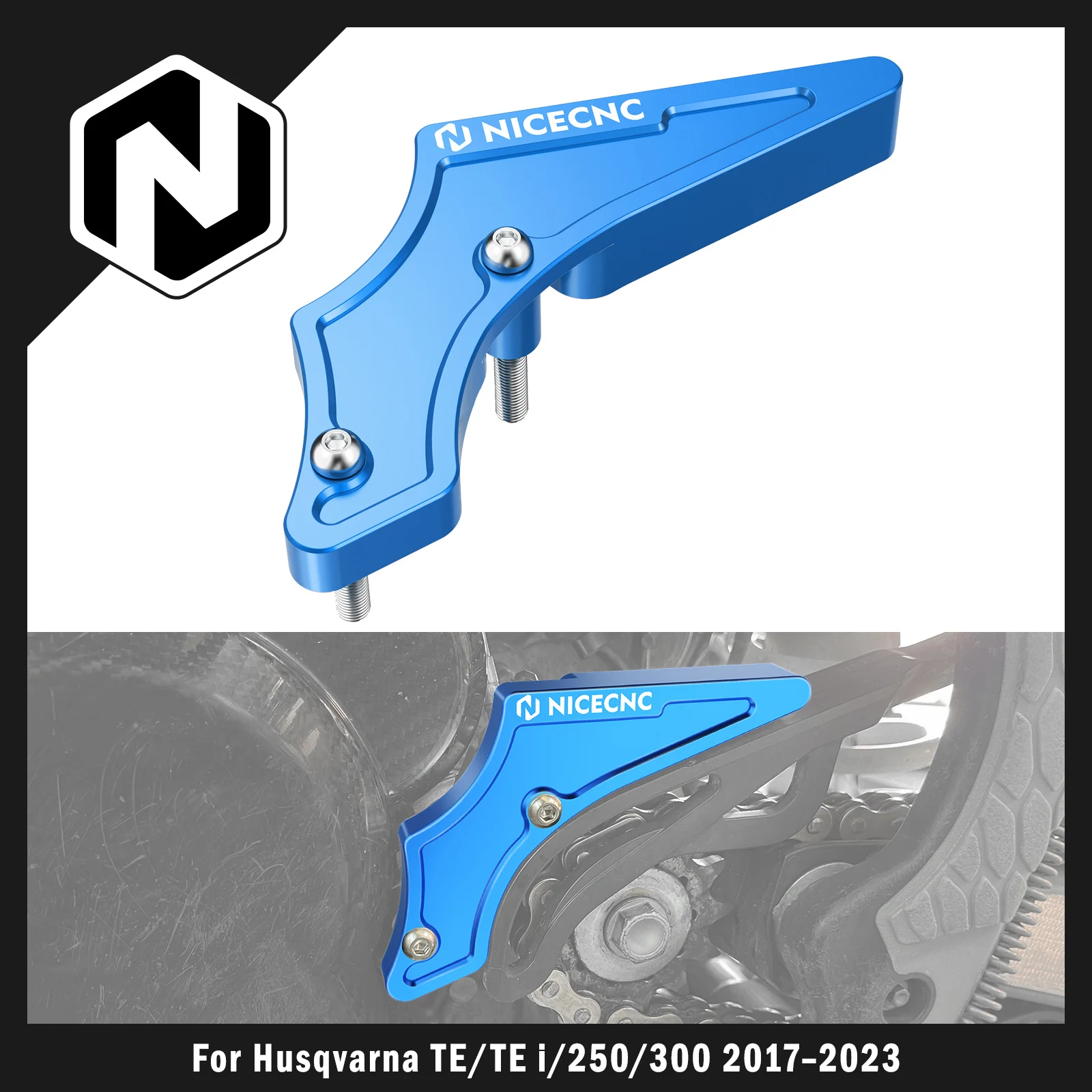 

NICECNC For Husqvarna TE 300 TE 250 TE 300i 250i 2017-2023 TC 250 TX 300 2017-2022 2T Case Saver Sprocket Guard For KTM EXC 300
