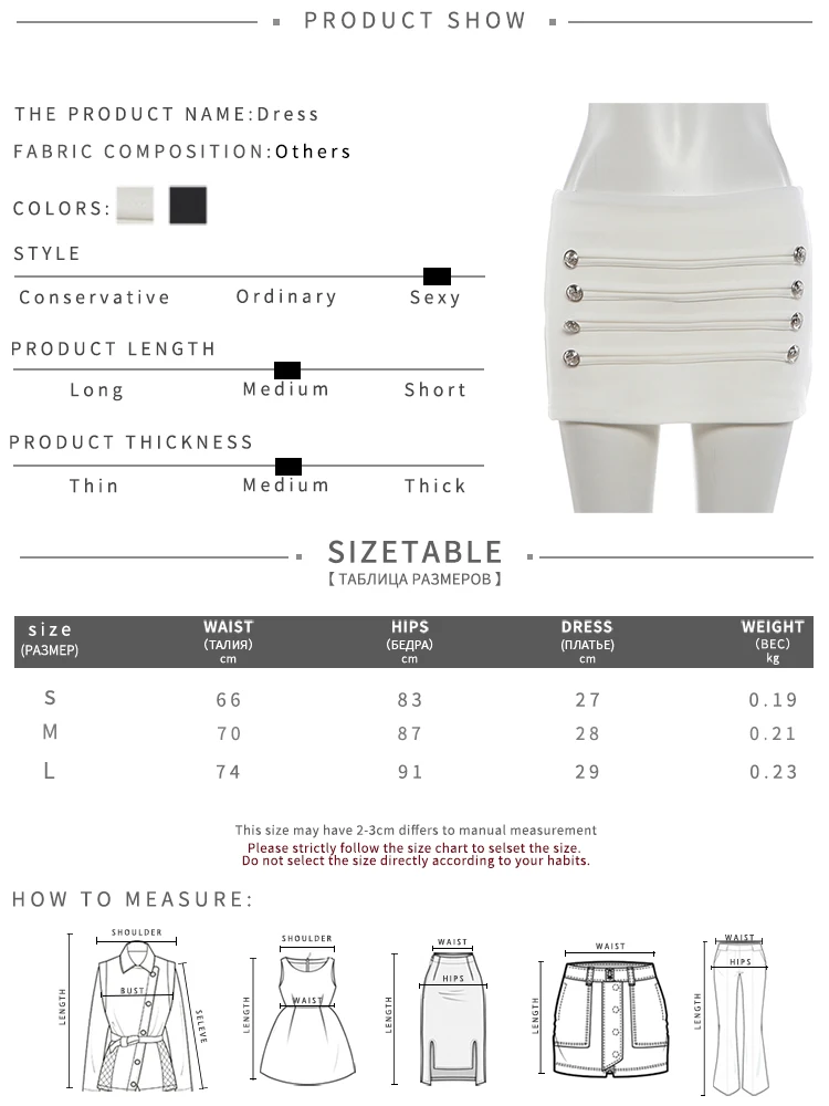Sisterlinda Chic Trend Rock für Damen, Sexy mit Knopfleiste, Patchwork-Design, Modisch, Vielseitig, Nachtclub-Outfit, Einfache Alltagskleidung – Detail 1