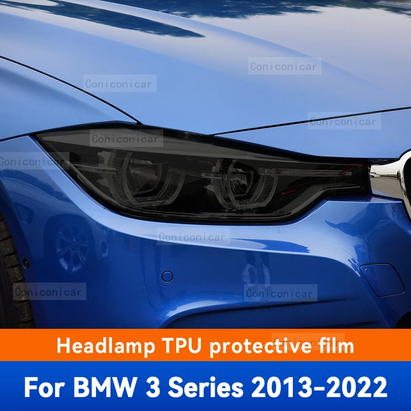 

For BMW 3 Series F30 F31 G20 G21 2013-2022 Car Headlight Protective Cover Film Front Light Anti-scratch Headlamp Tint Sticker
