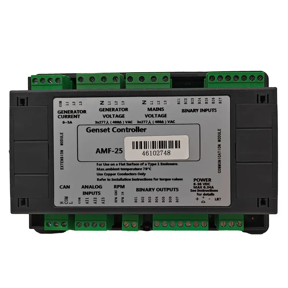 High Quality AMF20 AMF25 Diesel Generator Set Controller Generator Automatic Start Stop Control Module With LCD display