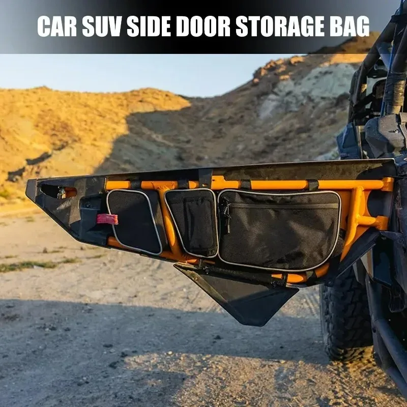 2pcs Fits for Can Am Maverick X3 Turbo R Turbo Vehicle Front Door Side Door Storage Bags Storage Off Road UTV Accessories - view 5