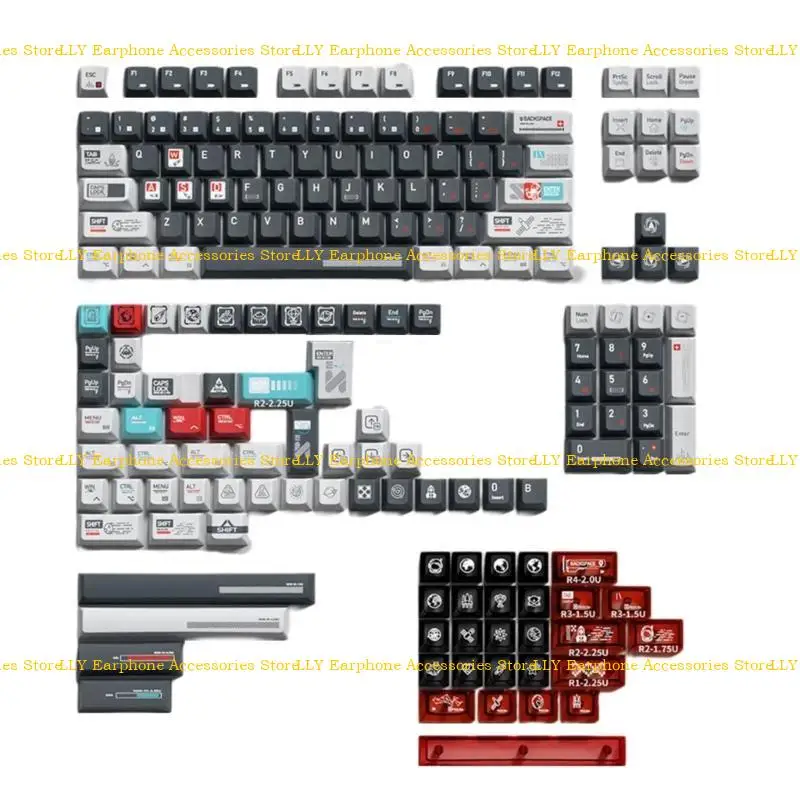 

462E Уникальные клавишные клавиши для домашнего офиса и механические клавиатуры киберспорта