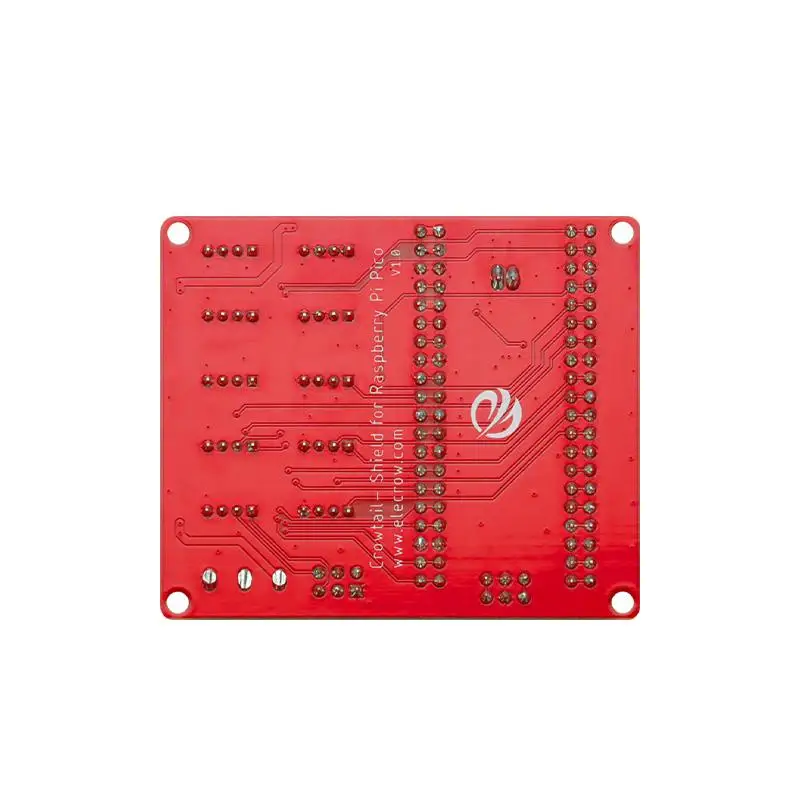 Crowtail Shield for Raspberry Pi Pico with 10 Crowtail Ports Plug and Play GPIO Expansion Board for Pico Support MicroPython & A